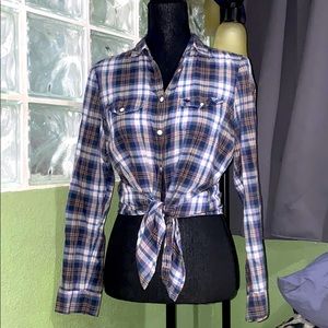 Abercrombie and Fitch sheer long sleeve